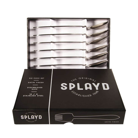 Splayd Black Label S/S Satin 6pc Cutlery Set