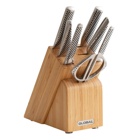 Global Takashi Knife Block 8 Pc Set