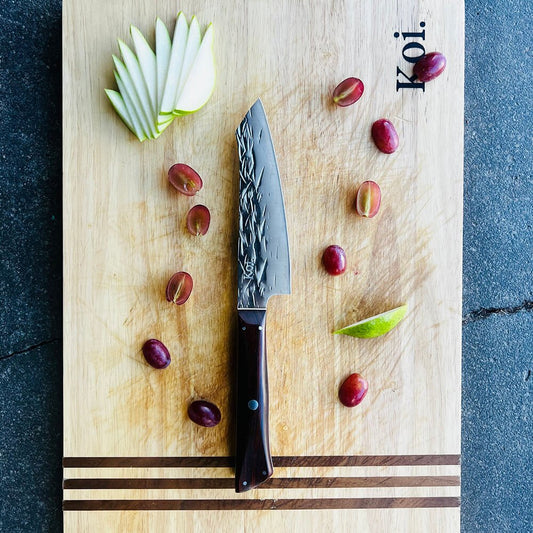 Koi Knives Kyoto Chef Knife 19.8cm Ebony Dark