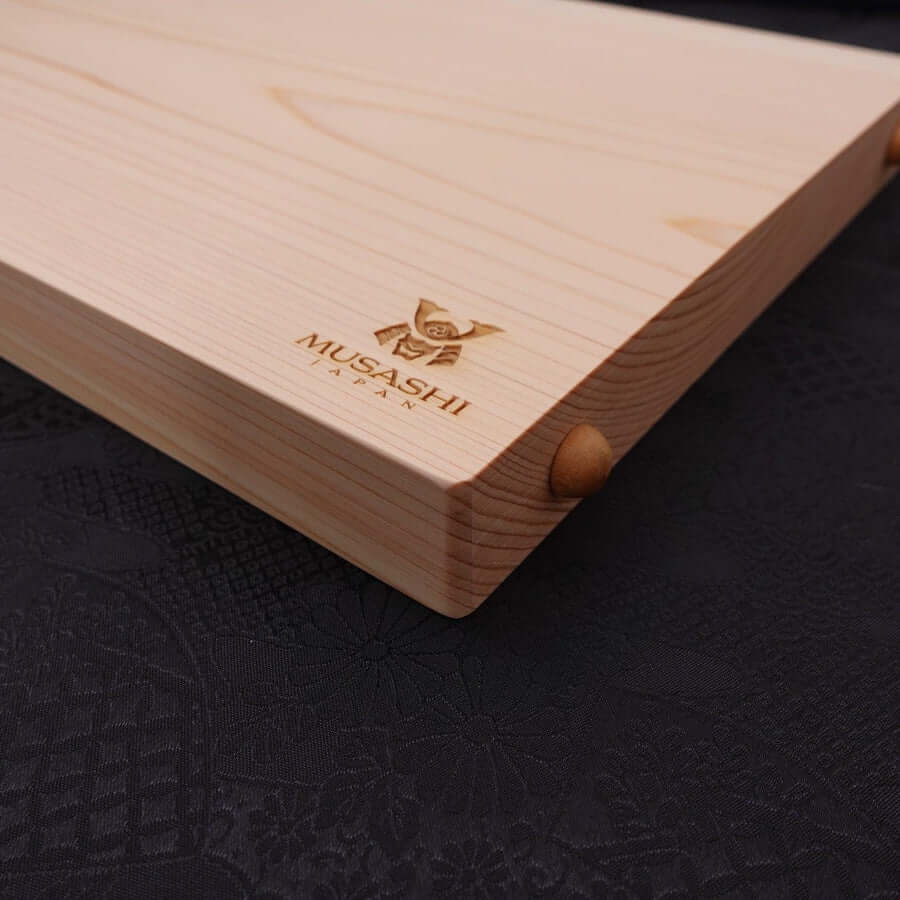 Musashi Cutting Board Hinoki with Stand 45.7×24×3cm