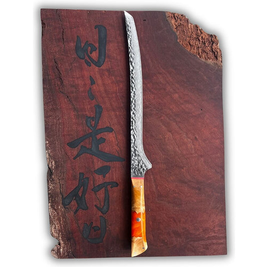 Koi Knives Osaka Ham Slicing Knife 27.8cm Orange