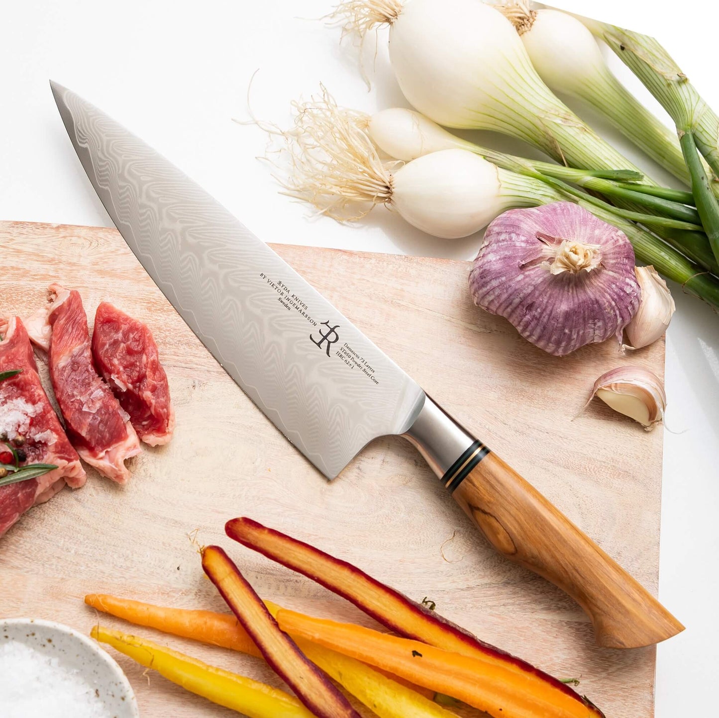 Ryda Knives ST650 Powder Steel Chef Knife 20.5cm