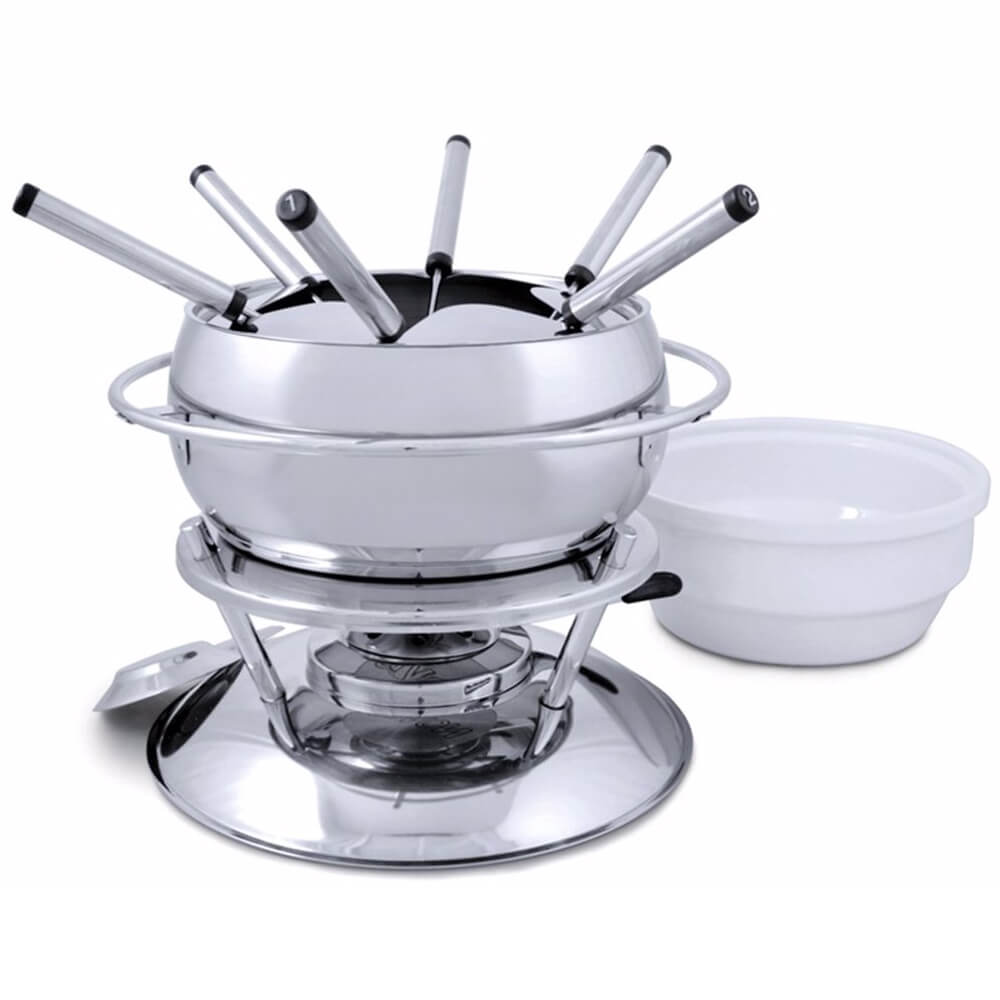 Swissmar Züri Stainless Steel 11 Pc Fondue Set