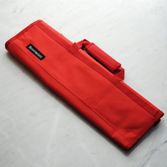 Messermeister Red 8 Pocket Padded Knife Roll