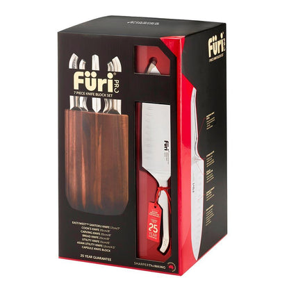 Furi Pro Capsule Knife Block 7 Pc Set