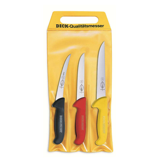 F DICK ErgoGrip Knife Set 3 Pc Deboning Championship - House of Knives