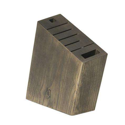 Shun Kai Kanso Wooden Angled Block 8 Slot - House of Knives