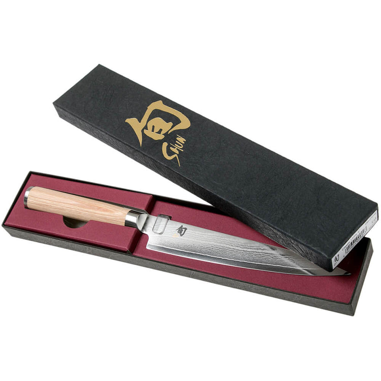 Shun Kai Classic White Utility Knife 15.2cm