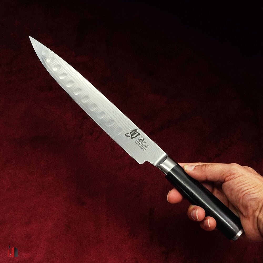 Shun Kai Classic Scalloped Slicing Knife 22.9cm