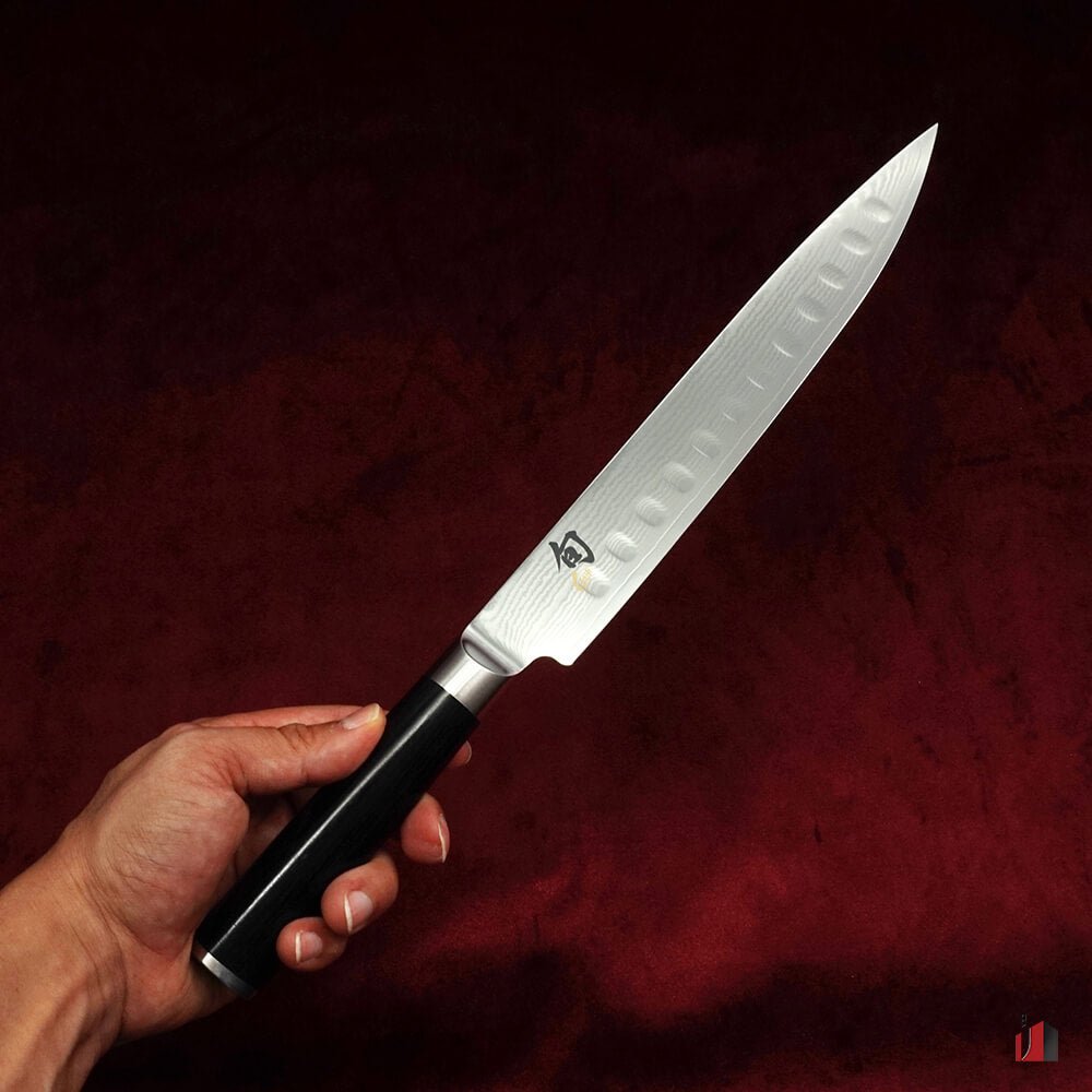 Shun Kai Classic Scalloped Slicing Knife 22.9cm