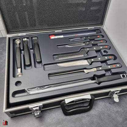 F Dick Premier Plus Chef's Plaza Knife Case 17 Pc Set